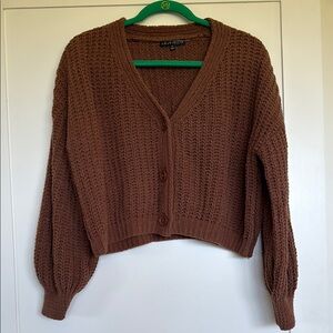 Oversized Cropped Sweater